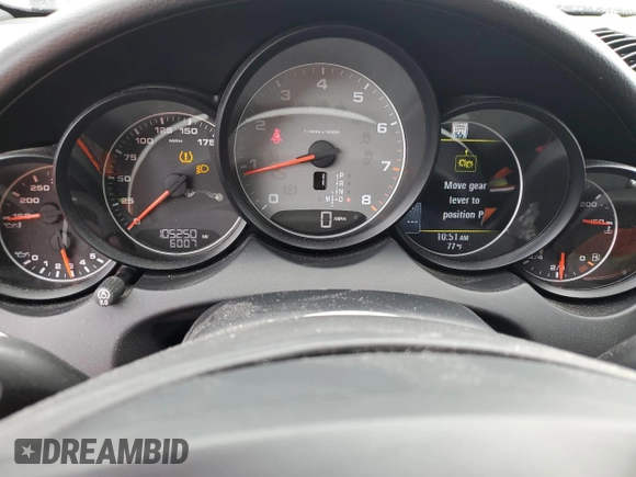 2011 Porsche Cayenne S with VIN WP1AB2A2XBLA55565, listed as a Copart auction lot 63094305 with 105,250 mi miles and Salvage title. Bid and sale history available at DreamBid. Image 9.