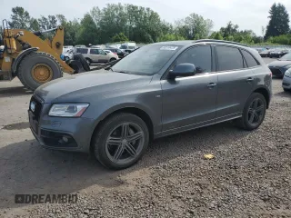 2014 Audi Q5 Premium Plus with VIN WA1DMAFP3EA027365, listed as a Copart auction lot 60510425 with 115,824 mi miles and Salvage title. Bid and sale history available at DreamBid. Image 1.