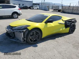 2022 Chevrolet Corvette 3LT z VIN 1G1YC2D43N5108375, wystawiony jako Copart lot #50193545 z przebiegiem 13 699 mil mil oraz Szkody całkowita. Historia ofert i sprzedaży dostępna na DreamBid. Obrazek 1.