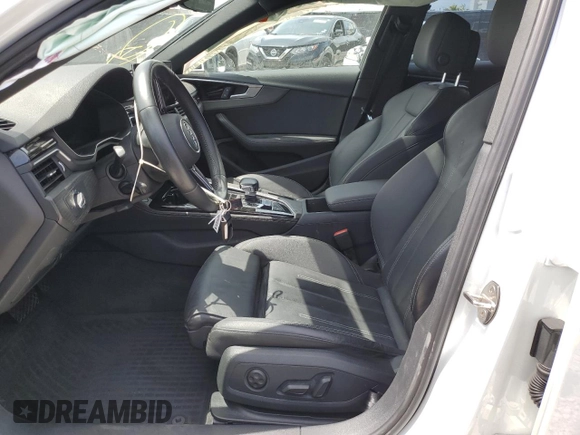 2020 Audi A4 Premium Plus with VIN WAUENAF48LN010478, listed as a Copart auction lot 58715525 with 36,852 mi miles and Non repairable. Bid and sale history available at DreamBid. Image 7.