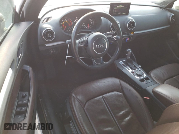 2015 Audi A3 1.8T Premium with VIN WAU6CLFF6F1109836, listed as a Copart auction lot 46238945 with 87,442 mi miles and Clean Title. Bid and sale history available at carsss.com. Image 8.