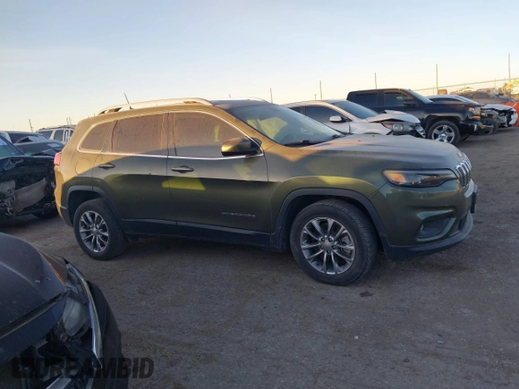 2019 Jeep Cherokee Latitude Plus with VIN 1C4PJLLN0KD164168, listed as a IAAI auction lot 41197248 with 118,278 mi miles and . Bid and sale history available at DreamBid. Image 13.