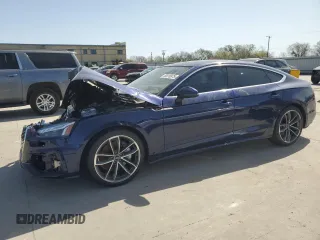 2024 Audi A5 Sportback S line Prestige z VIN WAUEACF51RA122846, wystawiony jako Copart lot #50018975 z przebiegiem Nie podano mil oraz Szkoda całkowita • Salvage title. Historia ofert i sprzedaży dostępna na DreamBid. Obrazek 1.