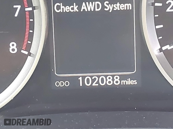 2014 Lexus IS 250 with VIN JTHCF1D21E5011420, listed as a IAAI auction lot 41492163 with 102,088 mi miles. Bid and sale history available at carsss.com. Image 15.