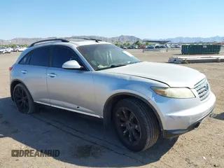 2006 Infiniti FX z VIN JNRAS08U26X102387, wystawiony jako IAAI lot #42472378 z przebiegiem Nie podano mil oraz . Historia ofert i sprzedaży dostępna na DreamBid. Obrazek 1.