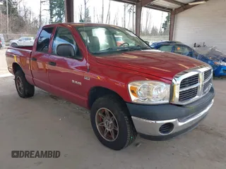 2008 Dodge Ram 1500 SLT with VIN 1D7HU18248J185023, listed as a IAAI auction lot 41732542 with 189,032 mi miles. Bid and sale history available at carsss.com. Image 1.