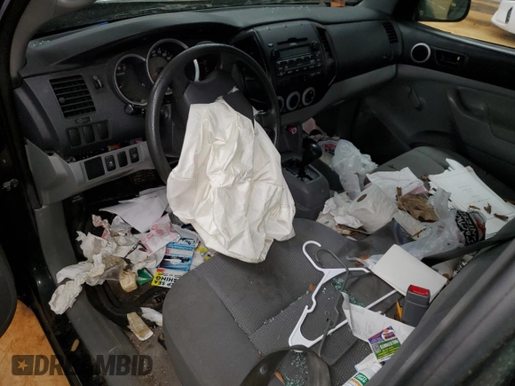 2010 Toyota Tacoma with VIN 5TENX4CN0AZ697347, listed as a Copart auction lot 44120385 with 0 mi miles and Salvage Title. Bid and sale history available at carsss.com. Image 8.