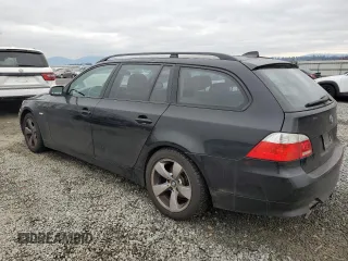 2006 BMW 5 Series 530xi with VIN WBANN73556B799078, listed as a Copart auction lot 42966615 with 252,589 mi miles and Salvage Title. Bid and sale history available at carsss.com. Image 2.