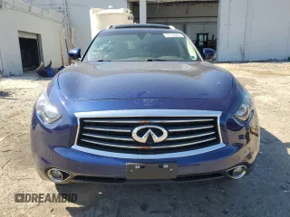 2013 Infiniti FX with VIN JN8BS1MW4DM100158, listed as a Copart auction lot 52123965 with 52,910 mi miles and Salvage Title. Bid and sale history available at DreamBid. Image 5.