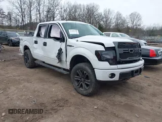 2014 Ford F-150 XL with VIN 1FTFW1EF9EFA89261, listed as a IAAI auction lot 41406353 with 187,344 mi miles. Bid and sale history available at carsss.com. Image 1.