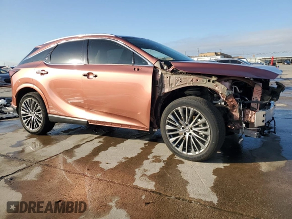 2023 Lexus RX with VIN 2T2BBMCA8PC003786, listed as a Copart auction lot 85066124 with 12,823 mi miles and Clean Title. Bid and sale history available at carsss.com. Image 4.