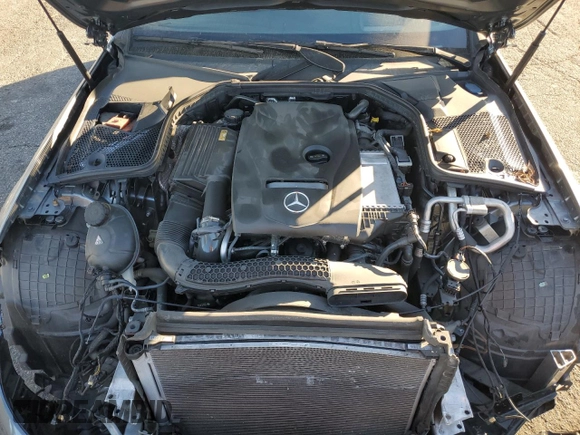 2017 Mercedes-Benz C 300 with VIN WDDWK4JB9HF444987, listed as a Copart auction lot 83881354 with 22,000 mi miles and Salvage Title. Bid and sale history available at DreamBid. Image 12.