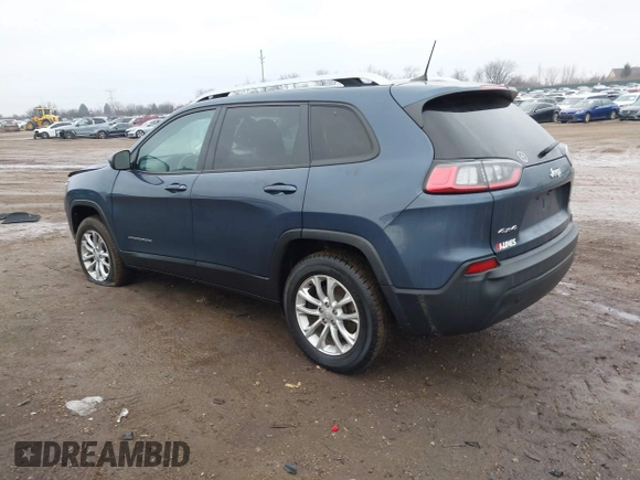 2020 Jeep Cherokee Latitude with VIN 1C4PJMCB4LD650592, listed as a IAAI auction lot 41192484 with 88,931 mi miles. Bid and sale history available at carsss.com. Image 3.