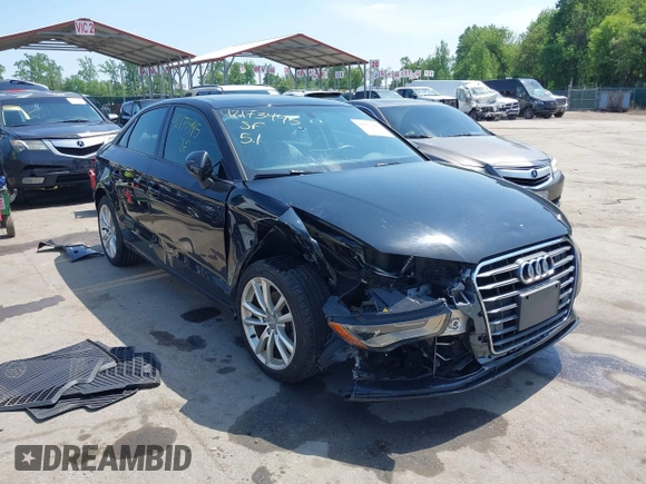 2015 Audi A3 Premium with VIN WAUAJGFF8F1067354, listed as a IAAI auction lot 42173445 with 94,325 mi miles and . Bid and sale history available at DreamBid. Image 1.