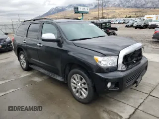 2011 Toyota Sequoia Limited with VIN 5TDJY5G18BS052713, listed as a Copart auction lot 82001234 with 228,709 mi miles and Salvage Title. Bid and sale history available at carsss.com. Image 4.