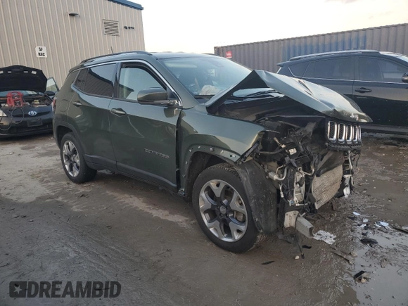 2021 Jeep Compass Limited with VIN 3C4NJDCBXMT527379, listed as a Copart auction lot 81099334 with 69,208 mi miles and Non Repairable. Bid and sale history available at carsss.com. Image 4.