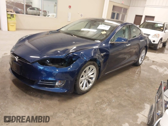 2018 Tesla Model S 75D with VIN 5YJSA1E24JF276044, listed as a IAAI auction lot 41798530 with 53,462 mi miles and . Bid and sale history available at DreamBid. Image 2.