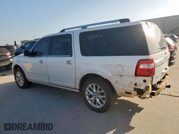 2015 Ford Expedition Max Limited с VIN 1FMJK2ATXFEF16702, выставлен на аукционе Copart как лот 66694295 с пробегом 175 928 миль миль и Списание • Salvage title. История ставок и продаж доступна на DreamBid. Изображение 2.