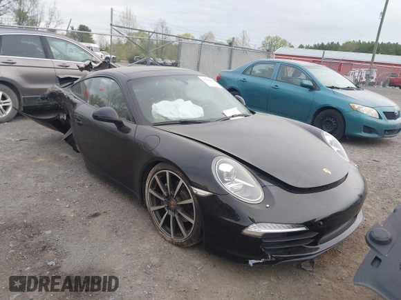 2014 Porsche 911 Carrera with VIN WP0AA2A92ES106536, listed as a IAAI auction lot 42048411 with 108,216 mi miles and . Bid and sale history available at DreamBid. Image 1.