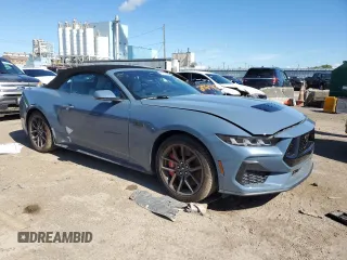 2024 Ford Mustang GT Premium with VIN 1FAGP8FF6R5100632, listed as a Copart auction lot 56425544 with Not provided miles and Clean title. Bid and sale history available at DreamBid. Image 4.