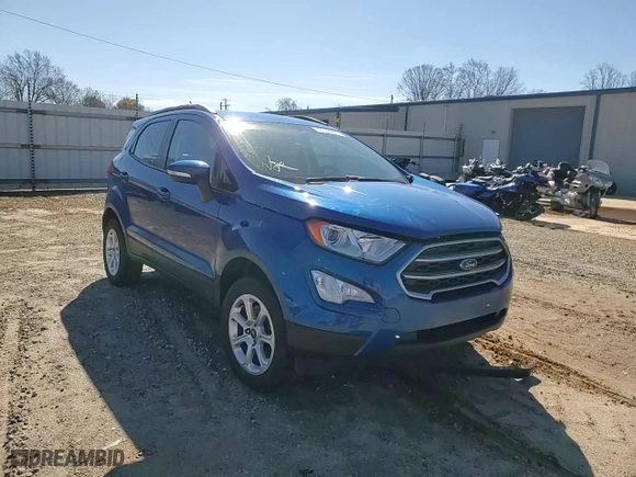 2021 Ford EcoSport SE with VIN MAJ3S2GE2MC453860, listed as a Copart auction lot 45139235 with 60,498 mi miles and Salvage Title. Bid and sale history available at carsss.com. Image 12.