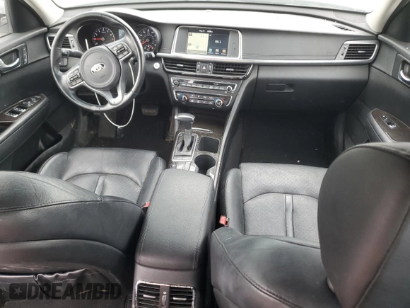 2016 Kia Optima EX with VIN 5XXGU4L38GG092788, listed as a Copart auction lot 58776745 with 164,850 mi miles and Salvage title. Bid and sale history available at DreamBid. Image 8.