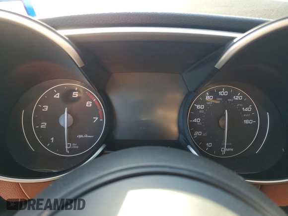 2020 Alfa Romeo Giulia Ti Sport with VIN ZARFAMBN6L7625687, listed as a Copart auction lot 87106034 with Not provided miles and Salvage title. Bid and sale history available at DreamBid. Image 9.