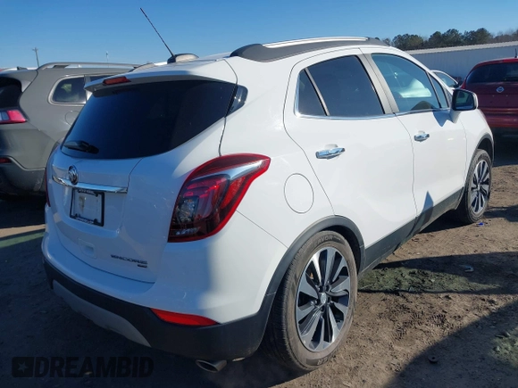 2021 Buick Encore Preferred with VIN KL4CJESM4MB371786, listed as a IAAI auction lot 41262590 with 75,560 mi miles. Bid and sale history available at carsss.com. Image 4.