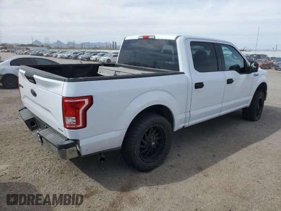 2015 Ford F-150 XLT with VIN 1FTEW1C84FKD37859, listed as a Copart auction lot 45600765 with 119,095 mi miles and Salvage Title. Bid and sale history available at carsss.com. Image 3.