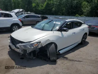 2018 Nissan Maxima SL with VIN 1N4AA6AP3JC387407, listed as a Copart auction lot 61991655 with 105,745 mi miles and Salvage title. Bid and sale history available at DreamBid. Image 1.