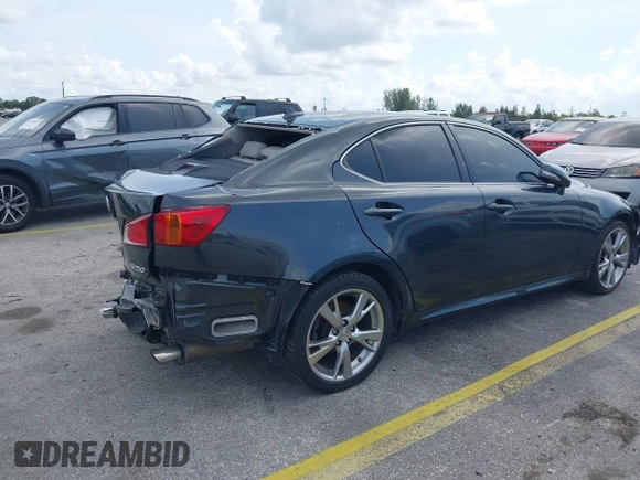 2010 Lexus IS 250 with VIN JTHBF5C29A5125387, listed as a IAAI auction lot 42390006 with 97,003 mi miles and . Bid and sale history available at DreamBid. Image 4.