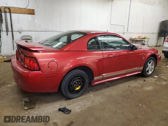 2002 Ford Mustang Standard z VIN 1FAFP40442F189502, wystawiony jako Copart lot #60606665 z przebiegiem 72 751 mil mil oraz Czysty tytuł • Clean title. Historia ofert i sprzedaży dostępna na DreamBid. Obrazek 3.