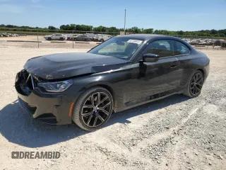 2023 BMW 2 Series 230i with VIN 3MW23CM00P8D77906, listed as a Copart auction lot 60706844 with 7,801 mi miles and Salvage Title. Bid and sale history available at carsss.com. Image 1.