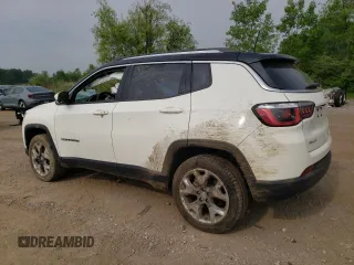 2020 Jeep Compass Limited z VIN 3C4NJDCB7LT221769, wystawiony jako Copart lot #59660955 z przebiegiem 76 822 mil mil oraz Szkoda całkowita • Salvage title. Historia ofert i sprzedaży dostępna na DreamBid. Obrazek 2.