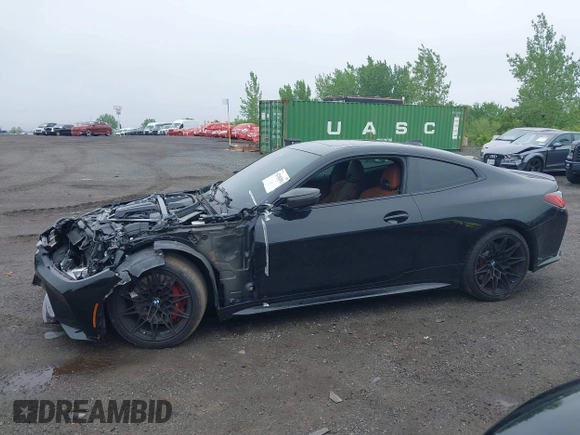 2022 BMW M4 Competition xDrive с VIN WBS43AZ04NCJ24059, выставлен на аукционе IAAI как лот 42182813 с пробегом 27 682 миль миль и . История ставок и продаж доступна на DreamBid. Изображение 14.