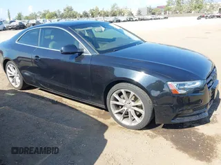 2013 Audi A5 Premium Plus with VIN WAULFAFR5DA007806, listed as a IAAI auction lot 42794761 with 90,436 mi miles and . Bid and sale history available at DreamBid. Image 1.