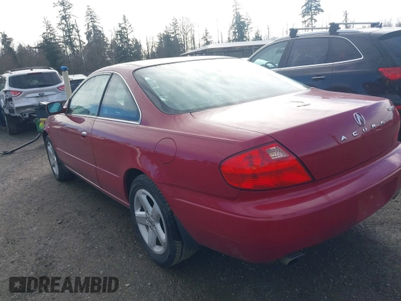 2002 Acura CL Type S with VIN 19UYA426X2A003995, listed as a IAAI auction lot 41794350 with 153,955 mi miles. Bid and sale history available at carsss.com. Image 3.