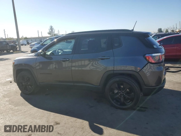 2019 Jeep Compass Altitude with VIN 3C4NJCBBXKT676691, listed as a Copart auction lot 48334295 with 62,156 mi miles and Salvage Title. Bid and sale history available at carsss.com. Image 2.