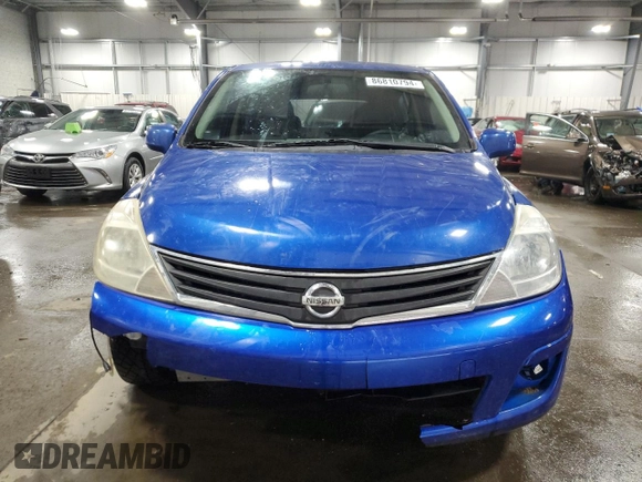 2010 Nissan Versa 1.8 SL with VIN 3N1BC1CP8AL396457, listed as a Copart auction lot 86810794 with 144,859 mi miles and Salvage Title. Bid and sale history available at carsss.com. Image 5.