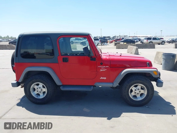 2001 Jeep Wrangler Sport with VIN 1J4FA49S11P375854, listed as a IAAI auction lot 42334037 with 215,027 mi miles and . Bid and sale history available at DreamBid. Image 13.