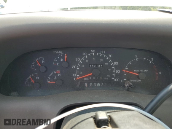 1999 Ford Super Duty F-250 XL with VIN 1FTNF21F8XED38956, listed as a Copart auction lot 69384214 with 143,127 mi miles and Salvage Title. Bid and sale history available at carsss.com. Image 9.