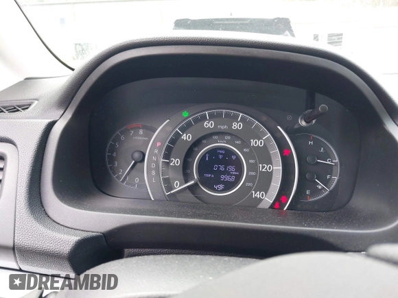 2015 Honda CR-V EX with VIN 2HKRM4H50FH649604, listed as a IAAI auction lot 41877999 with 76,196 mi miles and . Bid and sale history available at DreamBid. Image 7.