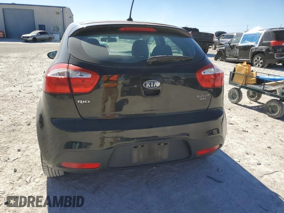 2012 Kia Rio LX with VIN KNADM5A36C6017394, listed as a Copart auction lot 80792054 with 121,126 mi miles and Clean Title. Bid and sale history available at DreamBid. Image 6.
