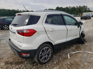 2019 Ford EcoSport Titanium z VIN MAJ6S3KL1KC254384, wystawiony jako Copart lot #57174842 z przebiegiem 14 689 mil mil oraz Szkody całkowita. Historia ofert i sprzedaży dostępna na DreamBid. Obrazek 4.