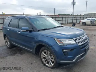 2018 Ford Explorer Limited with VIN 1FM5K7F8XJGB64639, listed as a IAAI auction lot 41190311 with 101,797 mi miles. Bid and sale history available at carsss.com. Image 1.