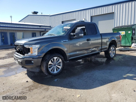 2018 Ford F-150 XL with VIN 1FTFX1E50JFA85680, listed as a Copart auction lot 89380305 with 0 mi miles and Salvage Title. Bid and sale history available at carsss.com. Image 1.