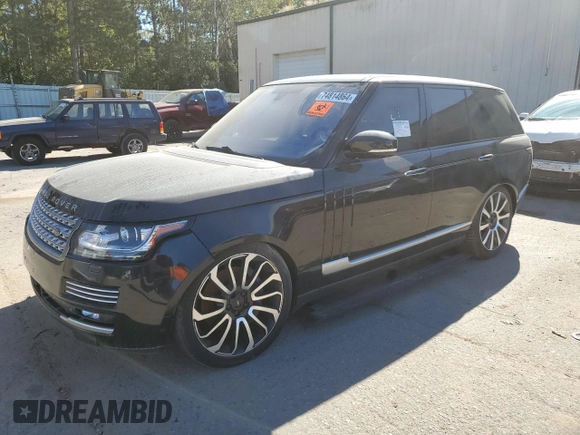 2014 Land Rover Range Rover Autobiography with VIN SALGV2FE0HA914567, listed as a Copart auction lot 74814864 with 79,229 mi miles and Clean title. Bid and sale history available at DreamBid. Image 1.