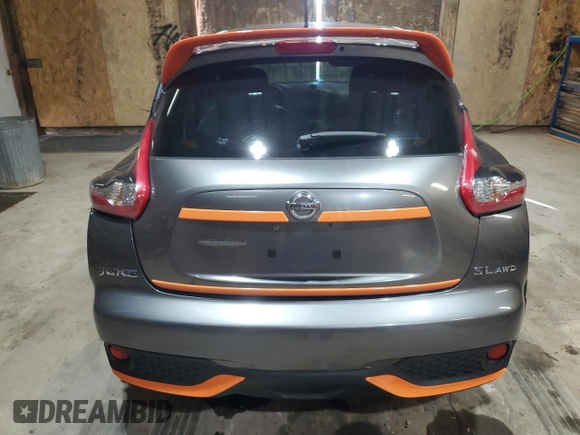 2015 Nissan Juke S with VIN JN8AF5MV8FT551634, listed as a Copart auction lot 48998085 with 64,437 mi miles and Salvage Title. Bid and sale history available at DreamBid. Image 6.
