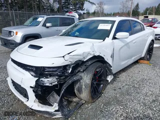2021 Dodge Charger SRT Hellcat Widebody with VIN 2C3CDXL97MH632150, listed as a IAAI auction lot 41783003 with 11,681 mi miles. Bid and sale history available at carsss.com. Image 6.