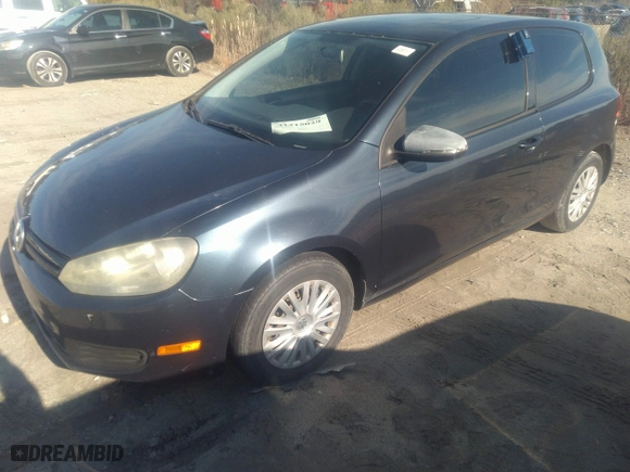 2013 Volkswagen Golf w/Conv & Sunroof with VIN WVWBB7AJ3DW005005, listed as a IAAI auction lot 41215029 with 132,922 mi miles. Bid and sale history available at carsss.com. Image 2.